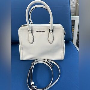 Michael Kors White Satchel Bag